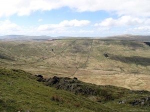 Pennine Way - view from Dodd Fell