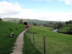 Pennine Way - path into Hawes