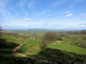 Cotswold Way - View from nr Stumps Cross
