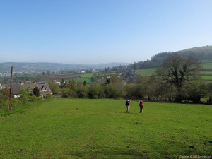 Cotswold Way - heading up Pen Hill